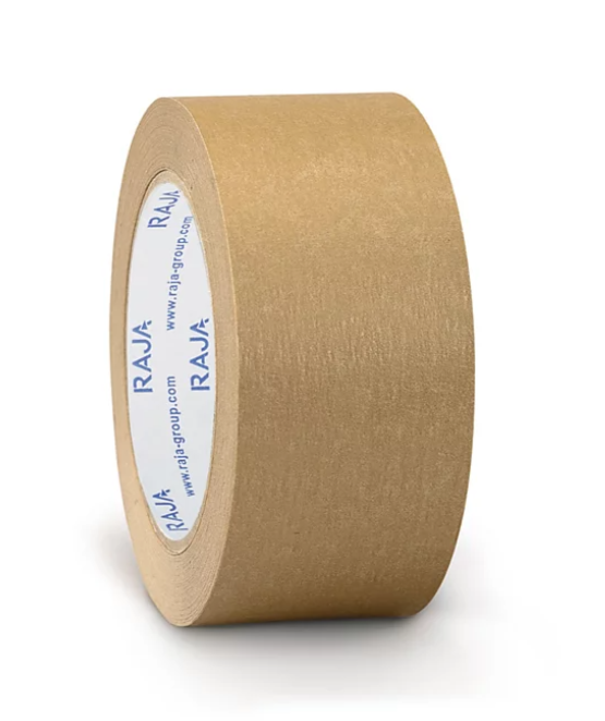Ruban adhésif en papier kraft RAJA Standard 57 g/m² brun 50 mm x 50 m
