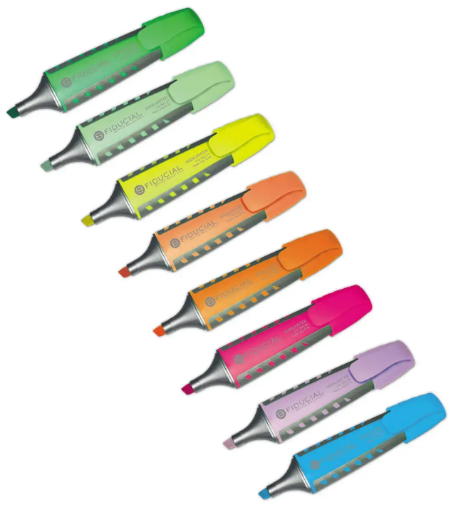 Surligneur encre universelle - Pointe large [Lot de 10]
