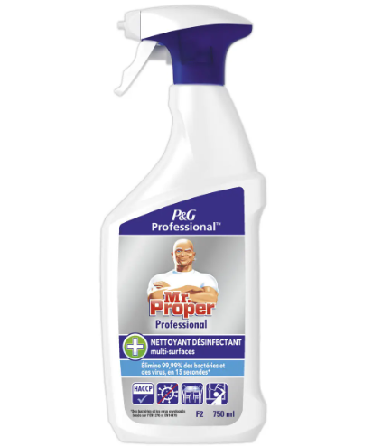 Spray nettoyant désinfectant multisurfaces - 750 ml
