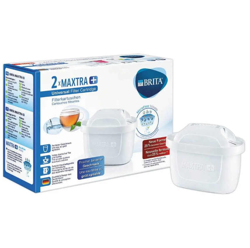 2 cartouches filtres Maxtra pour carafes Brita