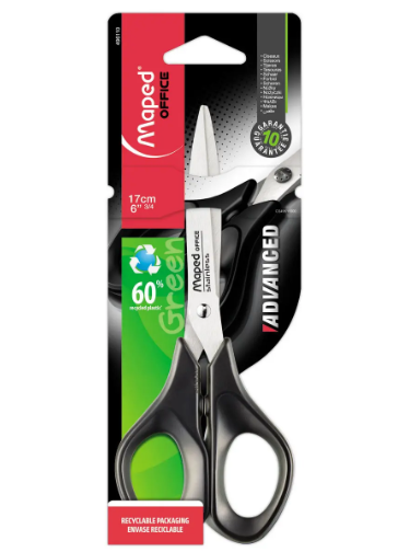Paire de ciseaux Advanced Green 17 cm Symétriques