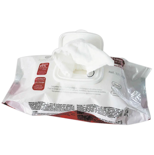 Lingettes désinfectantes virucides - mains et surfaces [LOT DE 3X100 LINGETTES]