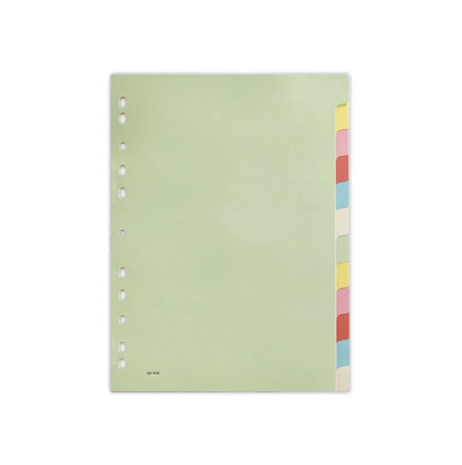 Intercalaires multicolores A4 12 onglets [LOT 3 X 12 INTERCALAIRES]