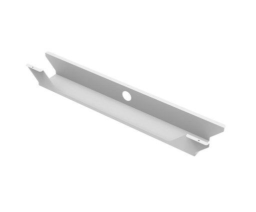 Goulotte organisateur de câbles L. 98 cm Blanc