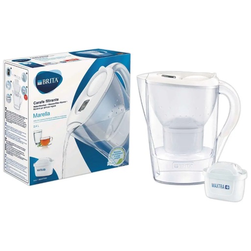 Carafe filtrante 2.4 L + Filtre Maxtra - Blanc - BRITA
