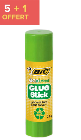 6 Bâtons de colle Ecolutions - 21g BIC