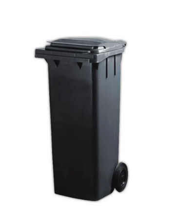 Poubelle / Conteneur 2 roulettes avec couvercle - 120 L