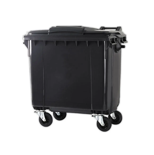 Conteneur 4 roulettes avec couvercle - 770 L