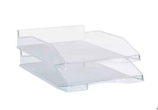 Bac à courrier transparent