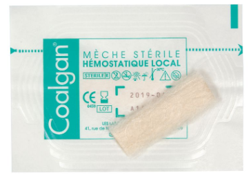 Tampon Hémostatique Coalgan [LOT DE 5 TAMPONS]