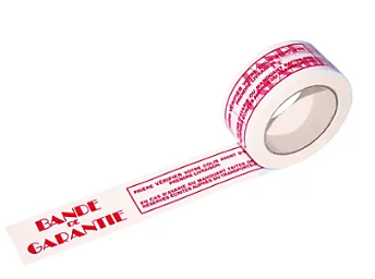 Ruban adhésif "BANDE DE GARANTIE" 48mmx100m [36 rouleaux]